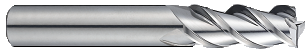 Фреза (E5E49040) ALU-POWER с 3-мя зубьями  (спираль 45°) с шейкой удлин. 4X6X15X57  (YG-1)