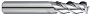 Фреза (E5E49040) ALU-POWER с 3-мя зубьями  (спираль 45°) с шейкой удлин. 4X6X15X57  (YG-1)