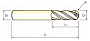 V7 PLUS 4FL Multiple Helix Ball E/M 4X6X11X57 фреза (YG-1)